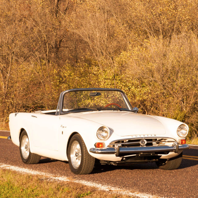 1965 sunbeam tiger, 260 v8, 4 speed manual, tiger registry listed, superlites