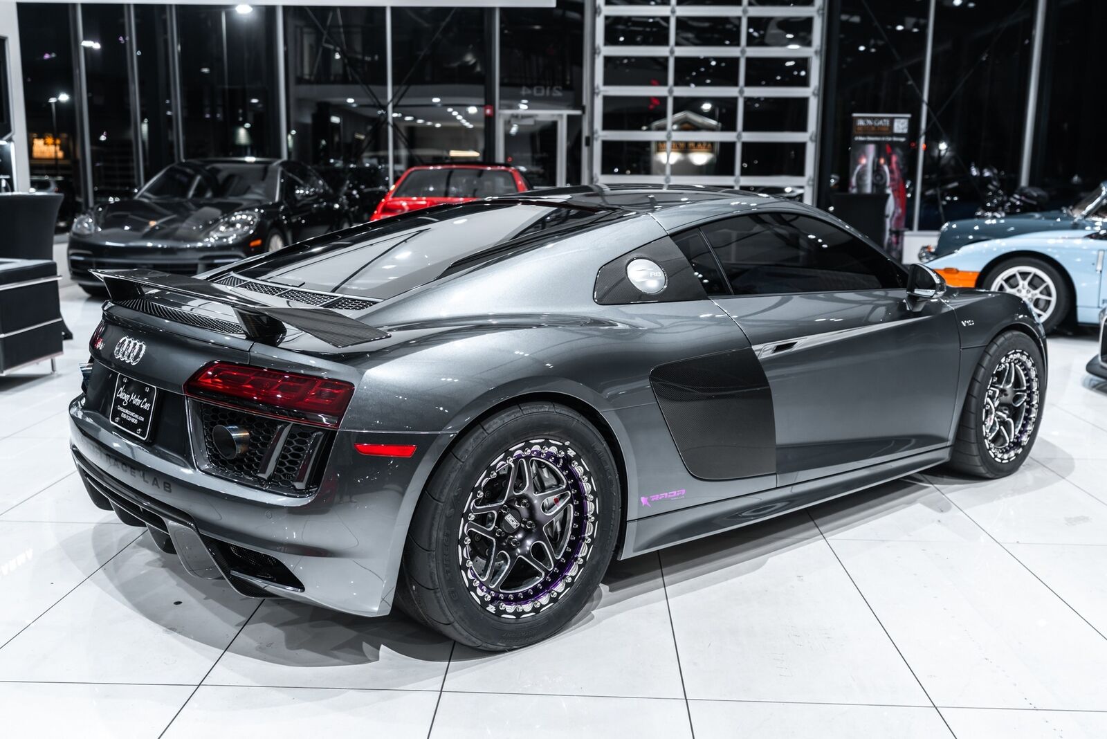 2017 audi r8 5.2 quattro v10 plus! rada race lab 1475whp twin t