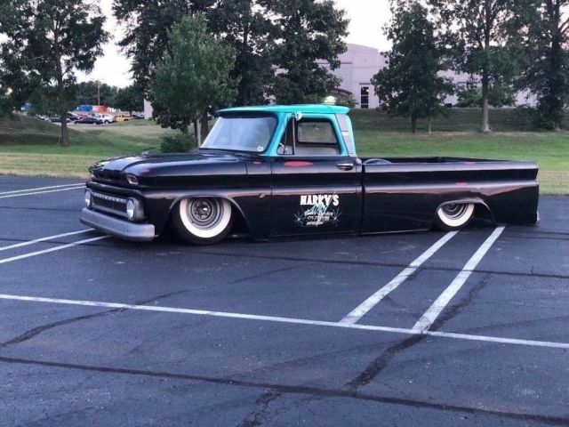1965 c-10 bagged air ride patina