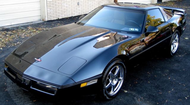1984 stunning new black diamond tri-coat paint,tan leather,43k,5.7l,auto,ac,exc