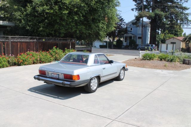 1979 mercedes 450sl, pastel grey metallic, 92k original miles. no rust/accidents
