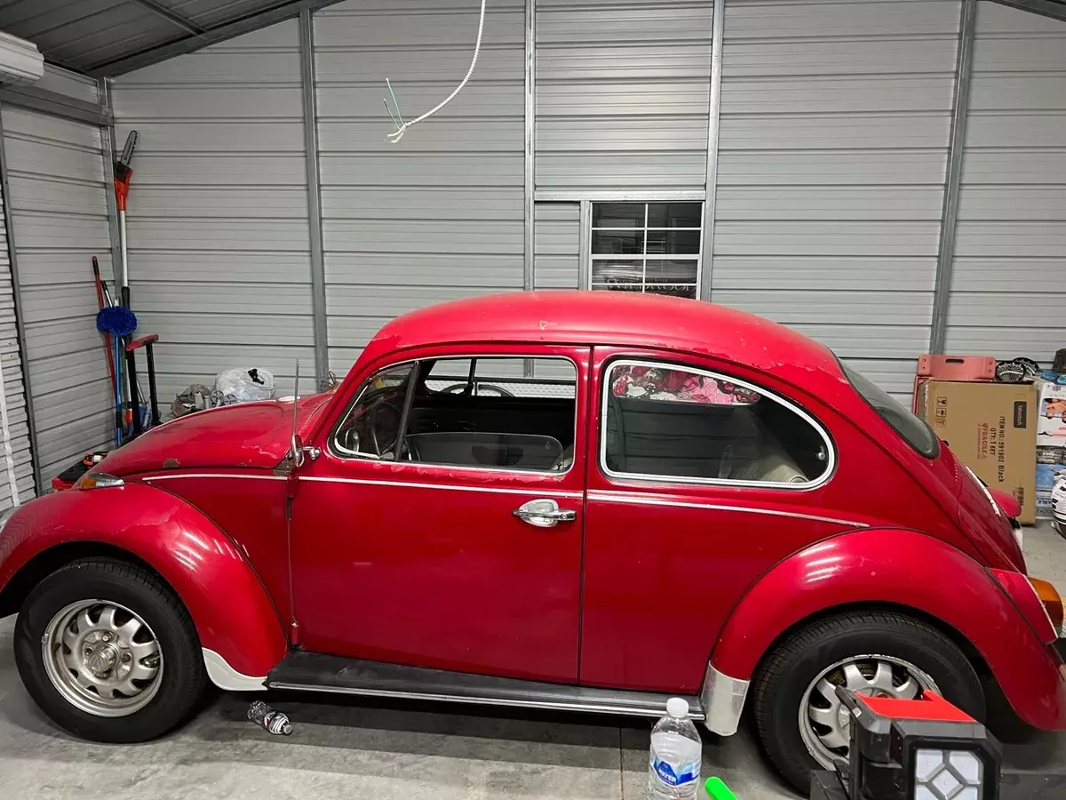 1968 volkswagen beetle (pre-1980) red bug