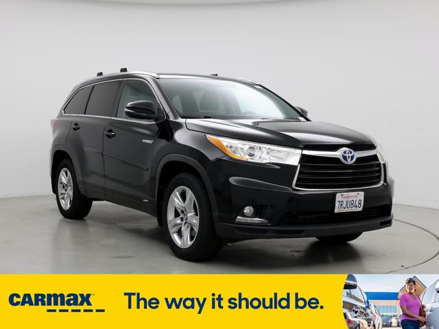 2016 toyota highlander hybrid limited