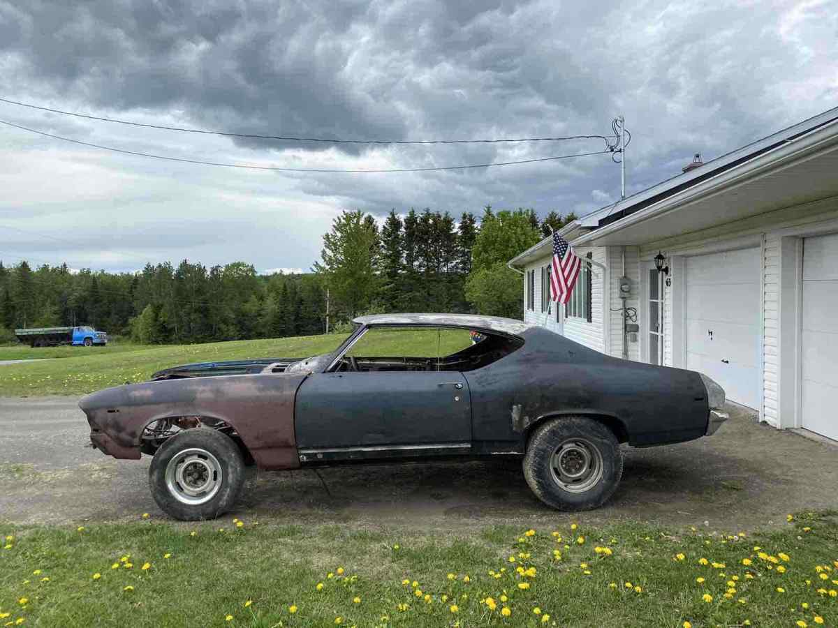 1969 chevrolet chevelle sportscar black rwd automatic malibu