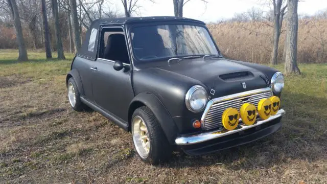 classic 1978 austin mini convertible special de luxe,leuland,innocenti,automatic