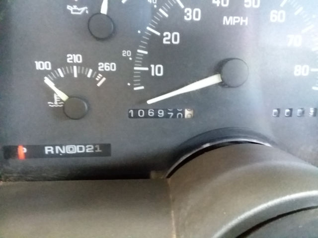 1992 chevrolet cheyenne fleetside pickup-w/t truck 4.3l 107,000 miles automatic