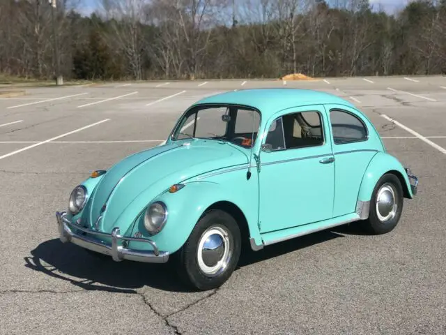 1963 volkswagen turkis beetle turnkey driver, super solid videos in ad