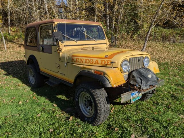 1982 jeep cj7 renegade - no reserve