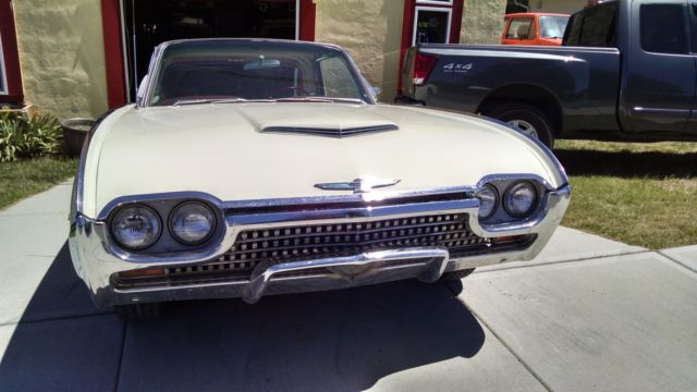 1962 ford thunderbird 61,728 miles white 2 door 390 automatic