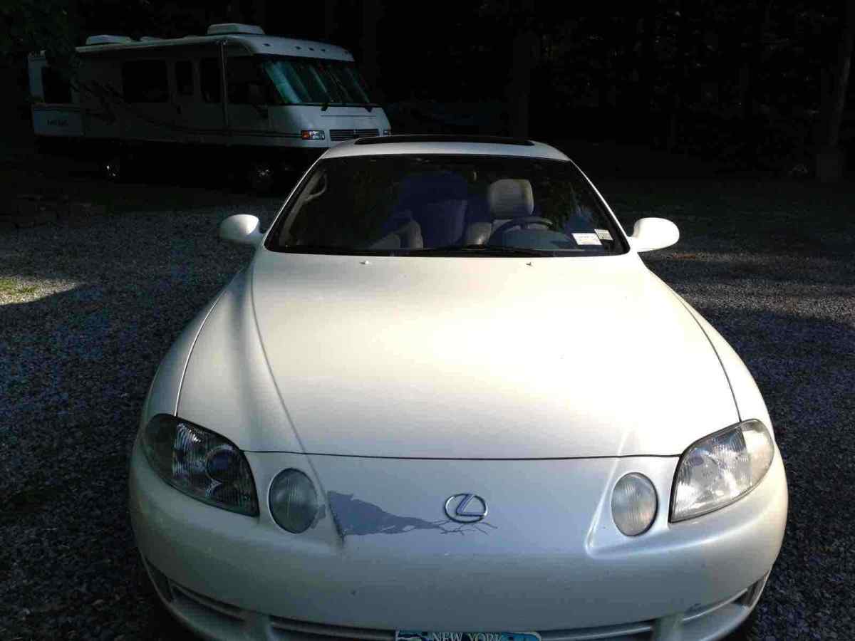 1992 lexus sc400 coupe white rwd auto. sunroof, heated seats, mb quartz & jl