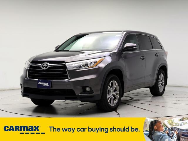 2015 toyota highlander le plus