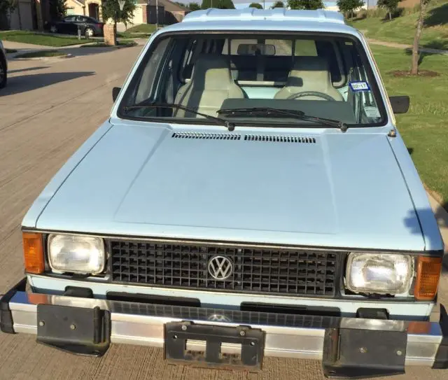 1982 volkswagen vw rabbit pickup caddy diesel 124k all original cond 45-50mpg