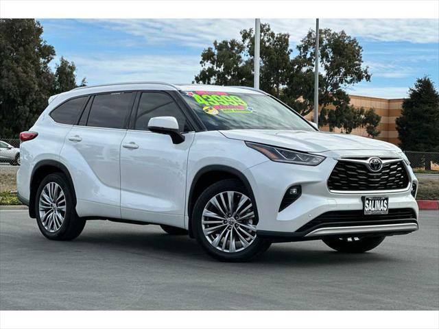 2021 toyota highlander platinum