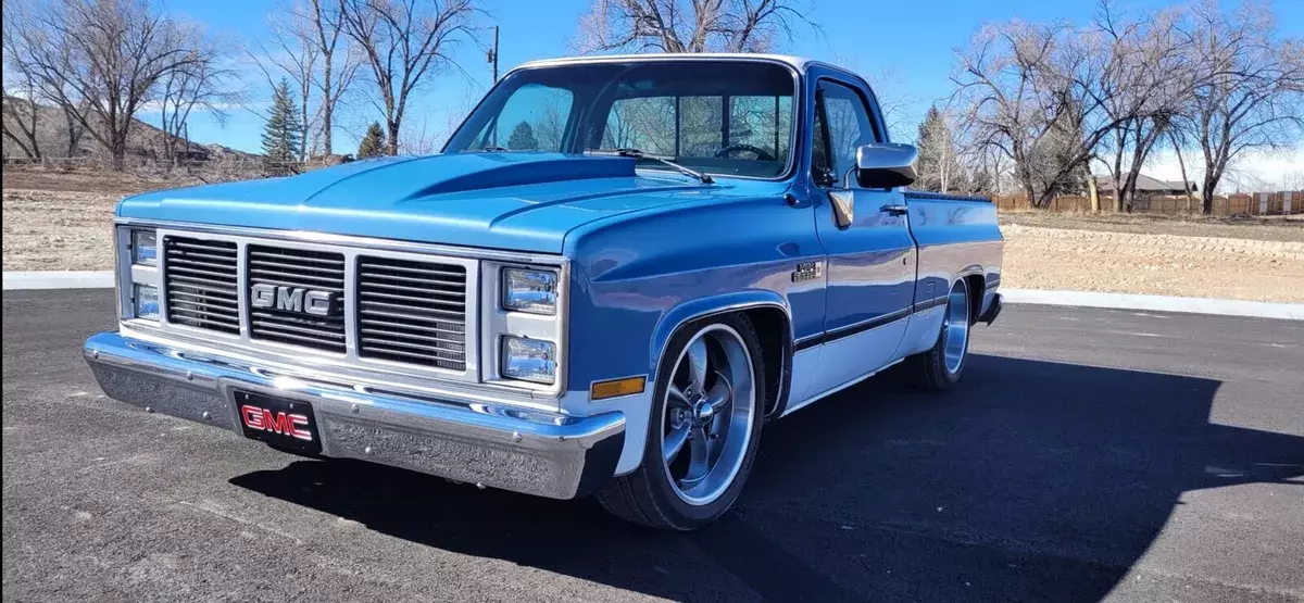 1985 gmc c1500 pickup blue