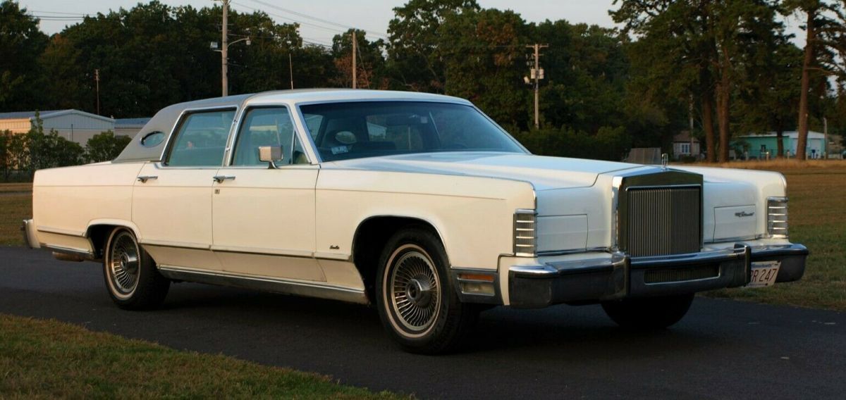 1979 lincoln continental town car - low reserve!