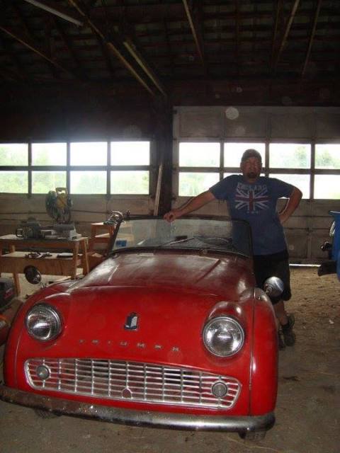 1959 triumph tr3a with overdrive