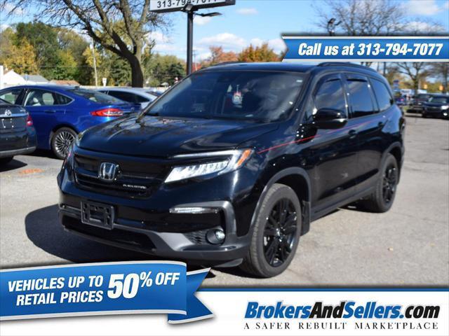 2021 honda pilot awd black edition