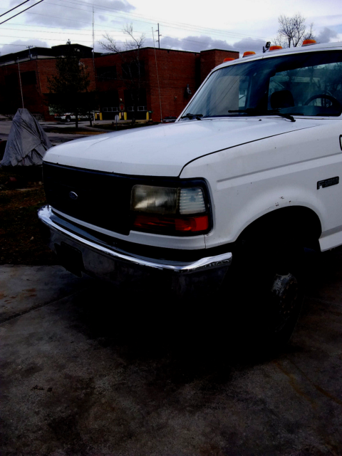 good condition 1994 ford f450 7.3 non turbo diesel cab chassis