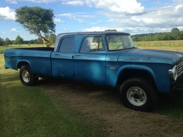 1965 dodge d200 4x4 big block 4 speed crewcab power wagon mopar 4wd rock crawler
