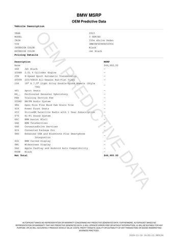 2023 bmw 330e base