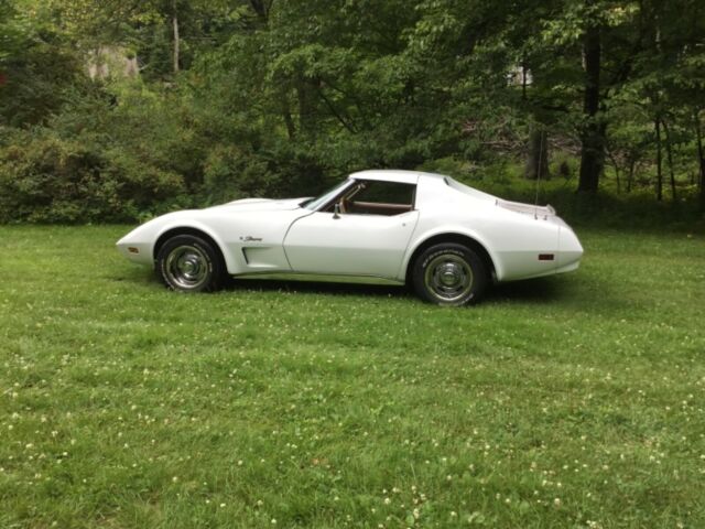 1974 corvette 454 4 speed white t-top...low miles survivor matching numbers