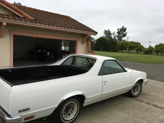 white - nice original classic car