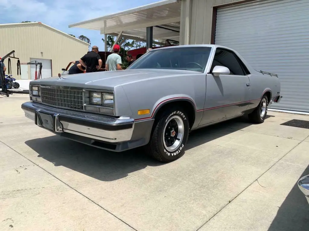 1987 chevrolet el camino standard silver