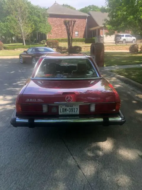 1985 mercedes-benz 380sl 69k original miles 2 owner no accidents fully serviced
