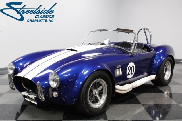 1965 shelby cobra superformance 19078 miles blue metallic roadster 460 v8 5 spee