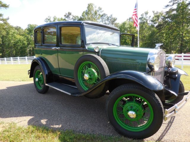 beautiful 1931 four door ford. very solid. stored indoors