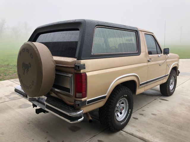 1986 ford bronco xlt - survivor! runs great, new tires, 103k miles, solid!