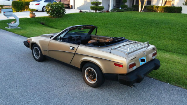 1979 triumph tr-7 roadster.unrestored super solid.cheap
