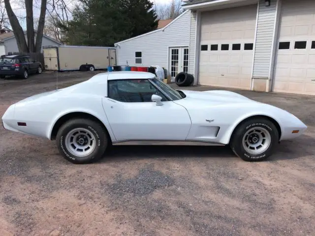 1977 corvette 350 t-top auto barn find super clean!