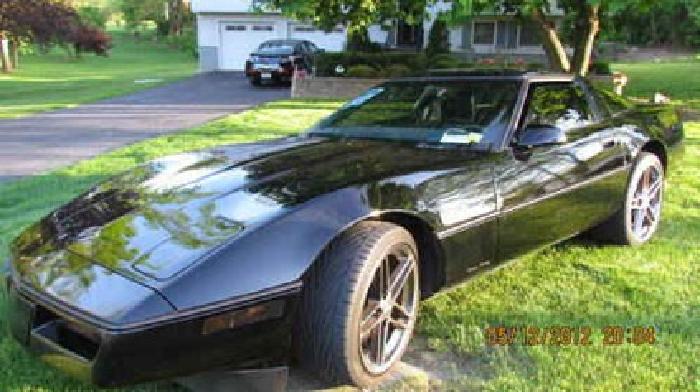1989 corvette coupe-manual-black in highland, ny