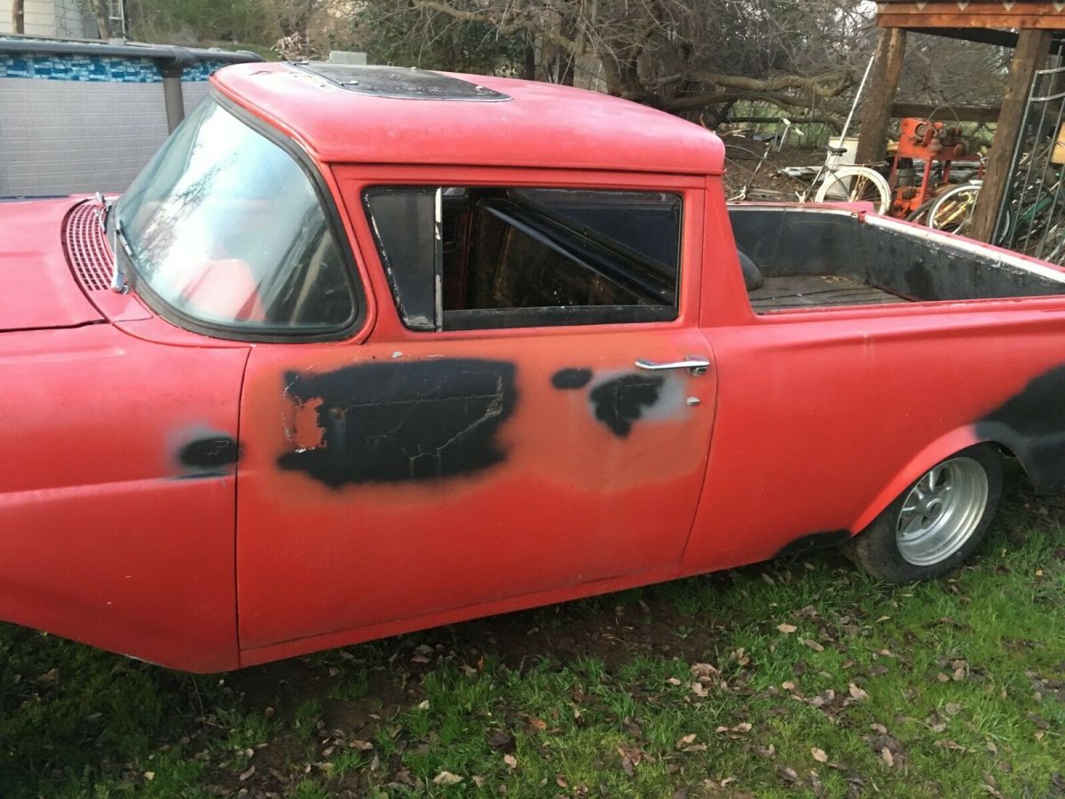 1958 ranchero project gasser hot rat rod candidate solid ca car