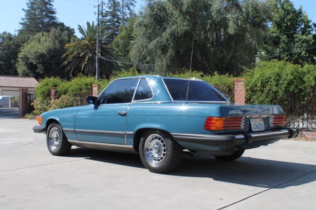 1978 mercedes benz 450 sl, one owner california blue plate car