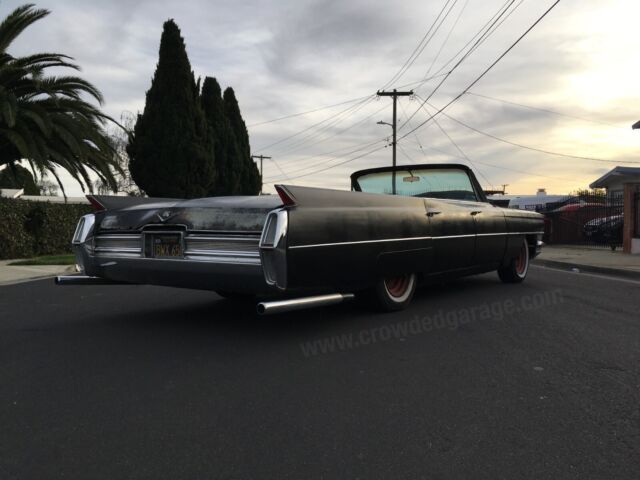 1964 cadillac deville chop top kustom hot rat rod old school custom traditional