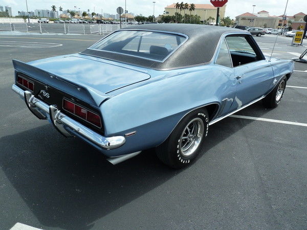 1969 chevy camaro ss396 - rare numbers matching protec-o-plate