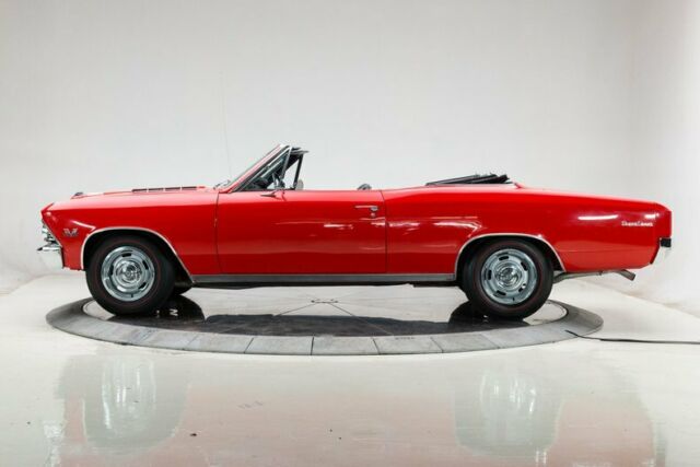 1966 chevrolet chevelle ss 396 l34 v8 4 speed manual convertible regal red