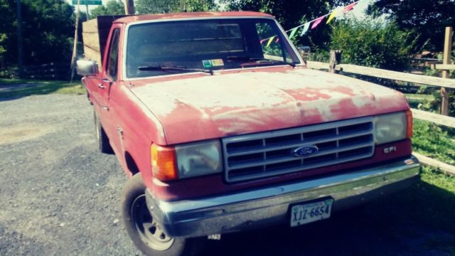 91 f150 ford pick-up truck....5 spd tran....300 6 cyl engine....125,158 mi