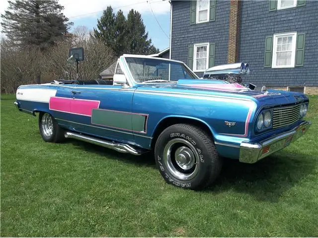 1964 chevelle ss 21,145 miles blue 514 automatic