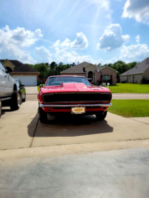 1968 chevrolet camaro coupe red rwd automatic rs/ss