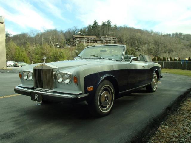 1980 rolls royce corniche convertible "excellent condition"