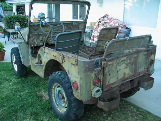 1951 51 willys jeep m38 military korean war army jeep