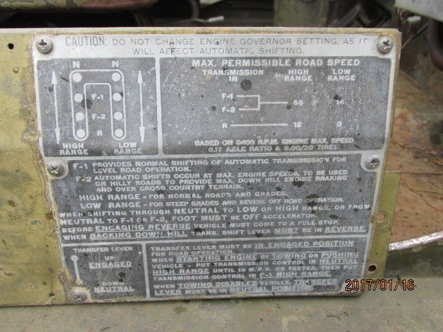 u.s. military korean war authentic g.i. army 6x6