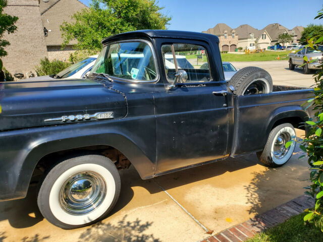 1960 ford f-100 custom cab - hot rod - rat rod - classic