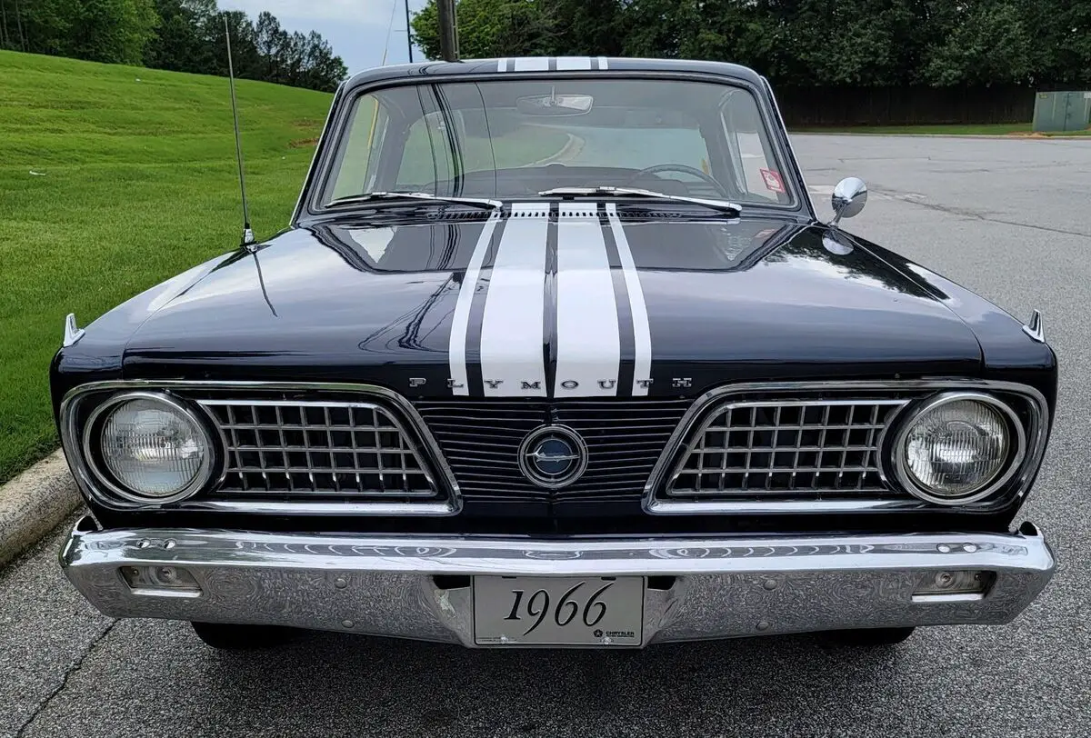 1966 plymouth barracuda coupe blue formula s