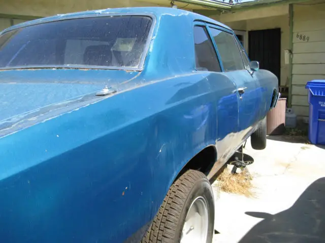 1967 chevrolet chevelle, 300 coupe, blue, good condition, 350 v-8 engine