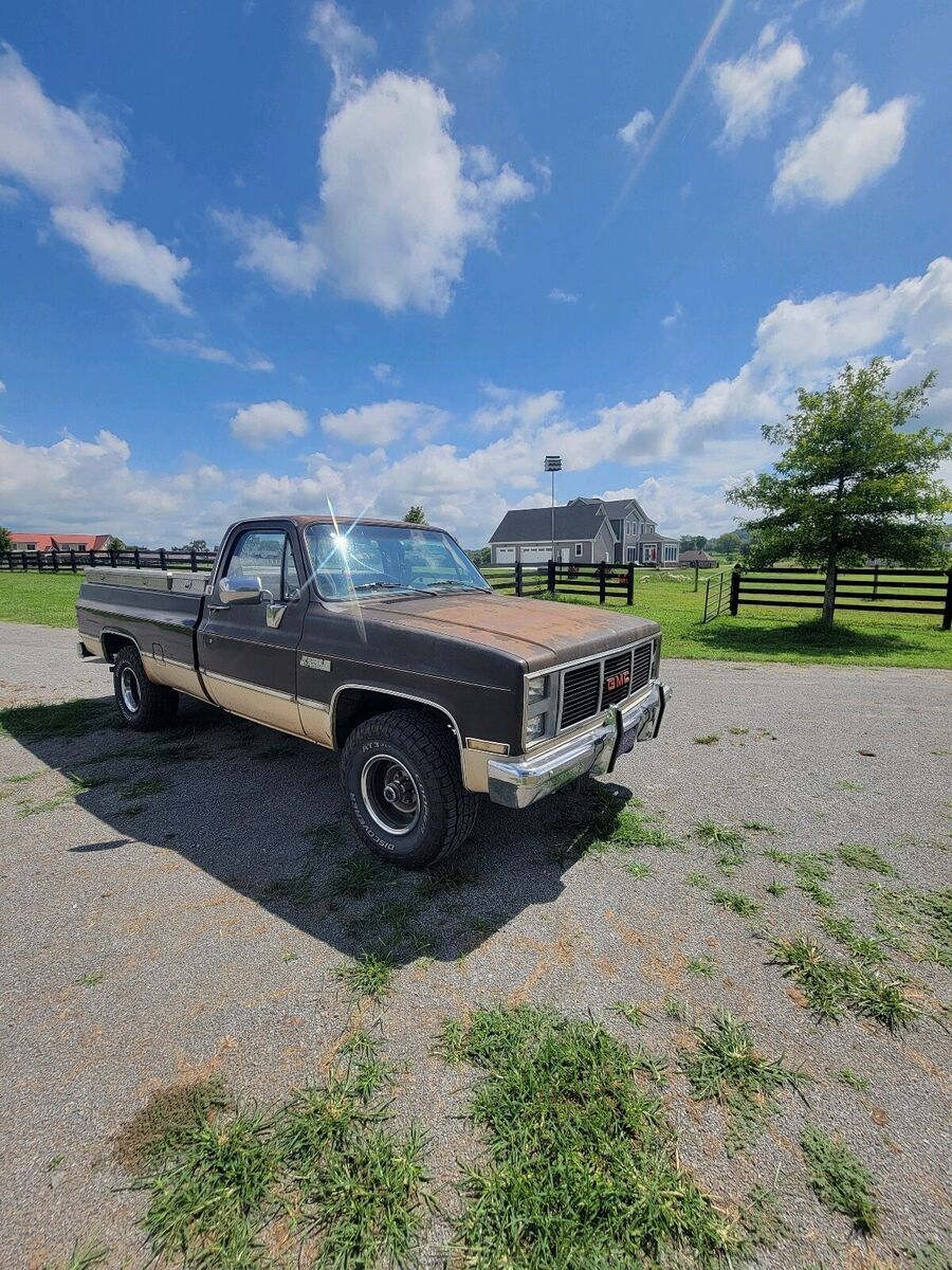 1987 gmc sierra 1500 pickup brown 4wd automatic v1500