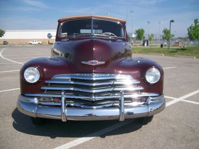 1947 chevrolet fleetline convertible restored